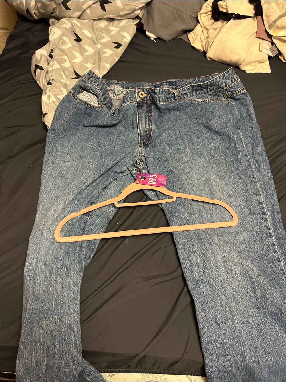 Avenue Light Blue Boyfriend Jeans